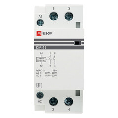 Изображение товара Контактор модульный EKF PROxima КМ 400 В 16 А тип AC 2НО (km-2-16-20)