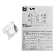 Основание слаботочного щита EKF PROxima Nova пластиковое IP40 548х305х87 мм 3 габарит с монтажной платой - фото 2