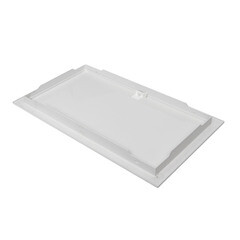 Дверь для щита EKF PROxima Nova пластиковая IP40 592х346х7 мм 3 габарит белая - фото 4