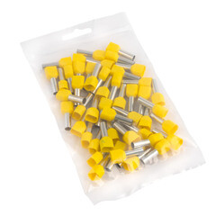 Наконечник штыревой втулочный изолированный EKF PROxima НШВИ(2) 14 мм х 6 кв. мм двойной (50 шт.) - фото 5