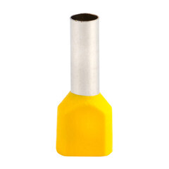 Наконечник штыревой втулочный изолированный EKF PROxima НШВИ(2) 14 мм х 6 кв. мм двойной (50 шт.) - фото 3