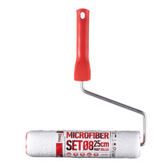 Валик микрофибра 250 мм d45 мм ворс 9 мм для водной и алкидной основы с ручкой Beorol - фото 2