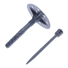 Дюбель для теплоизоляции Daxmer 10х100 мм пластиковый гвоздь (30 шт.) - фото 2