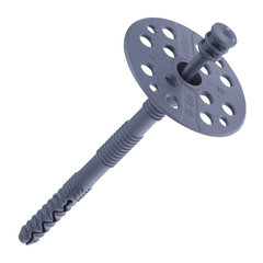 Изображение товара Дюбель для теплоизоляции Daxmer 10х120 мм пластиковый гвоздь (250 шт.)