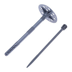 Дюбель для теплоизоляции Daxmer 10х160 мм пластиковый гвоздь (30 шт.) - фото 2
