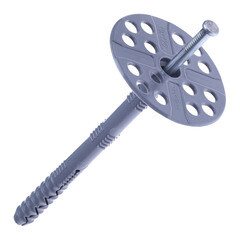 Изображение товара Дюбель для теплоизоляции Daxmer 10х120 мм металлический гвоздь (30 шт.)