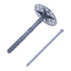 Дюбель для теплоизоляции Daxmer 10х120 мм металлический гвоздь (30 шт.) - фото 2