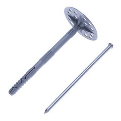 Дюбель для теплоизоляции Daxmer 10х140 мм металлический гвоздь (30 шт.) - фото 3
