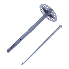 Дюбель для теплоизоляции Daxmer 10х160 мм металлический гвоздь (30 шт.) - фото 3