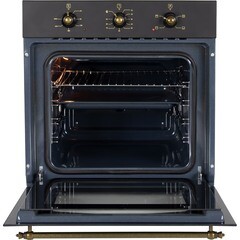 Духовой шкаф электрический встраиваемый MBS DE-607BL 594 мм черный - фото 19