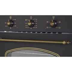 Духовой шкаф электрический встраиваемый MBS DE-607BL 594 мм черный - фото 17