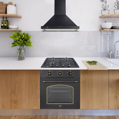 Духовой шкаф электрический встраиваемый MBS DE-607BL 594 мм черный - фото 8