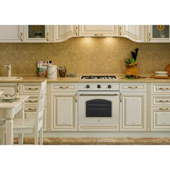 Духовой шкаф электрический встраиваемый MBS DE-606IV 594 мм слоновая кость - фото 9