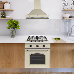 Духовой шкаф электрический встраиваемый MBS DE-606IV 594 мм слоновая кость - фото 15