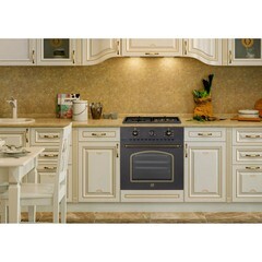 Духовой шкаф электрический встраиваемый MBS DE-606BL 594 мм черный - фото 14