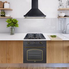 Духовой шкаф электрический встраиваемый MBS DE-606BL 594 мм черный - фото 13