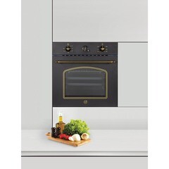 Духовой шкаф электрический встраиваемый MBS DE-606BL 594 мм черный - фото 12