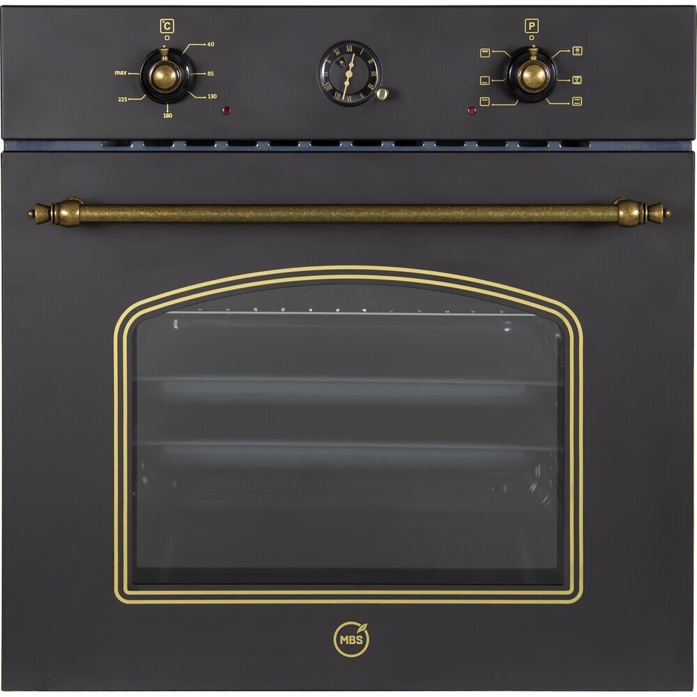 Духовой шкаф электрический встраиваемый MBS DE-606BL 594 мм черный