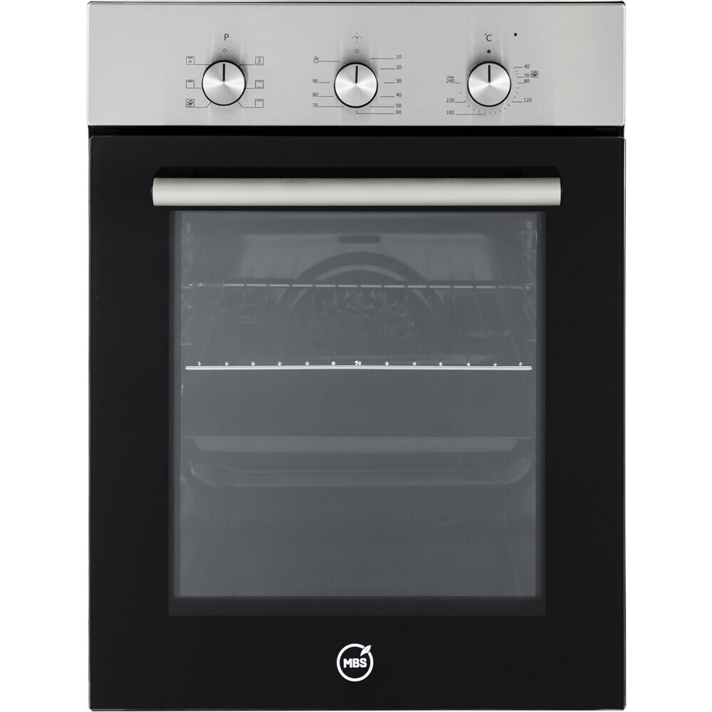 Духовой шкаф электрический встраиваемый MBS DE-452 594 мм черный/металлик