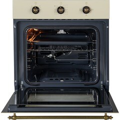 Духовой шкаф газовый встраиваемый MBS DG-607IV 594 мм слоновая кость - фото 20