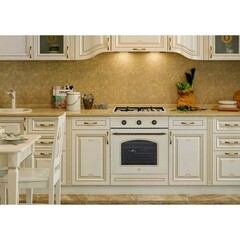 Духовой шкаф газовый встраиваемый MBS DG-607IV 594 мм слоновая кость - фото 15