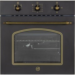 Духовой шкаф газовый встраиваемый MBS DG-607BL 594 мм черный