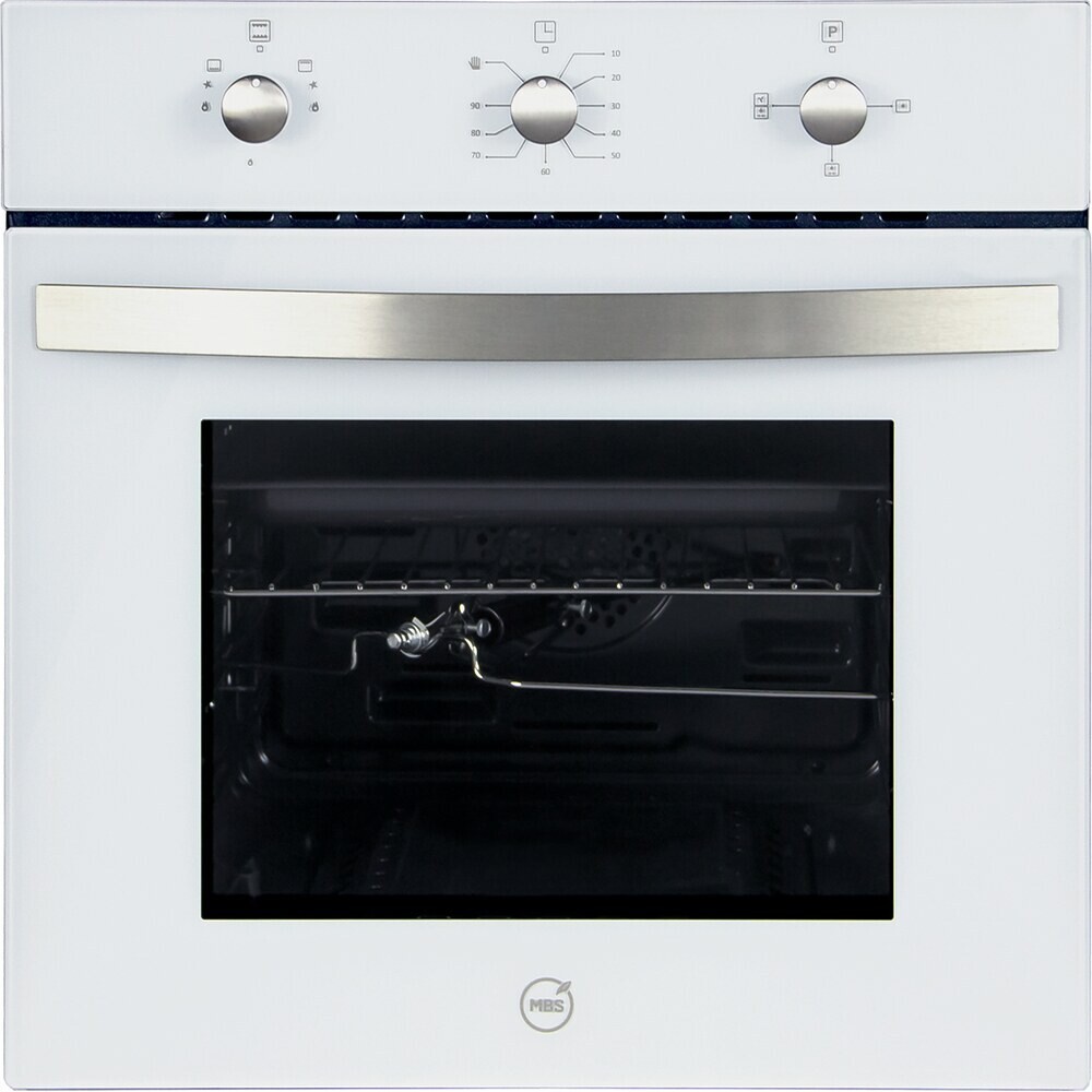 Духовой шкаф газовый встраиваемый MBS DG-604WH 594 мм белый