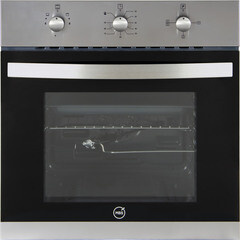 Духовой шкаф газовый встраиваемый MBS DG-604 594 мм черный/металлик - фото 1