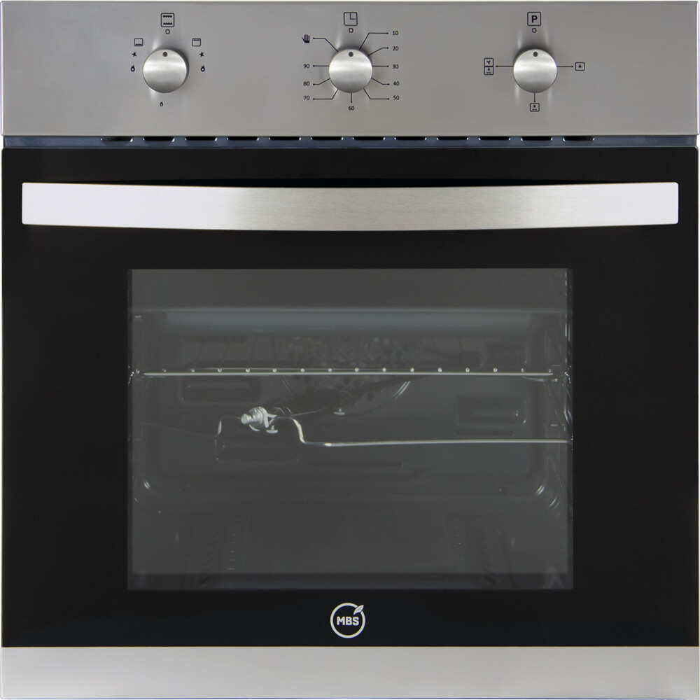 Изображение товара Духовой шкаф MBS DG-604 Газовый встраиваемый 59,4 см Черный/Металлик 4 режима