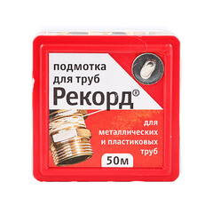Нить для герметизации резьбы Рекорд полимерная 50 м - фото 1