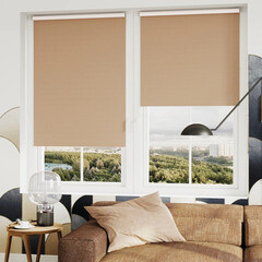 Рулонная штора блэкаут 42,5х175 см Legrand Титан какао - фото 2