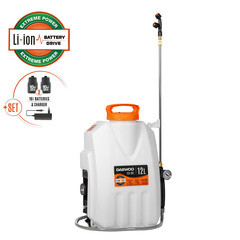 Опрыскиватель аккумуляторный Daewoo 12 л 16 В 3 Ач Li-Ion 1 АКБ и ЗУ (DSA 12 Li SET) - фото 14