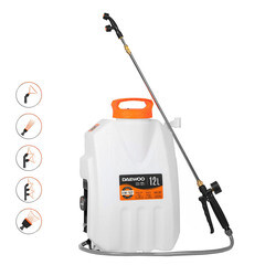 Опрыскиватель аккумуляторный Daewoo 12 л 16 В 3 Ач Li-Ion 1 АКБ и ЗУ (DSA 12 Li SET) - фото 13