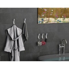 Крючок для ванной Граф Держалкин одинарный на шуруп металл белый (5 шт.) (KRB-005-б) - фото 2