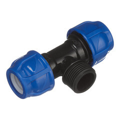 Тройник ПНД Tebo компрессионный переходной 25х25х1 НР(ш) - фото 3