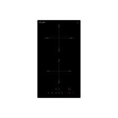 Варочная панель индукционная Lex EVI 320A BL 2 конфорки черная - фото 1