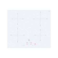 Варочная панель индукционная Lex EVI 640A WH 4 конфорки белая - фото 1