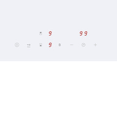 Варочная панель индукционная Lex EVI 320A WH 2 конфорки белая - фото 3