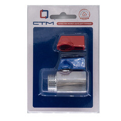 Кран шаровой латунный СТМ 1/2 ВР(г) х 1/2 НР(ш) проходной мини со сменной ручкой прямой (CWMFM012) - фото 3