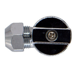 Кран шаровой латунный СТМ 1/2 НР(ш) х 3/8НР(ш) проходной бабочка с цангой угловой (CACR1238) - фото 2