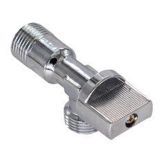 Кран шаровой латунный СТМ 1/2 НР(ш) х 1/2 НР(ш) к бытовой технике проходной бабочка с отражателем угловой (CAME1212) - фото 8