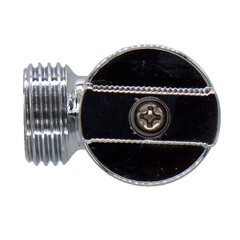 Кран шаровой латунный СТМ 1/2 НР(ш) х 1/2 НР(ш) к бытовой технике проходной бабочка с отражателем угловой (CAME1212) - фото 6