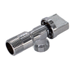 Кран шаровой латунный СТМ 1/2 НР(ш) х 1/2 НР(ш) к бытовой технике проходной бабочка с отражателем угловой (CAME1212) - фото 5