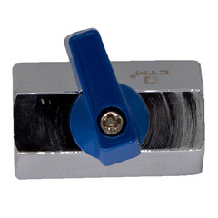 Кран шаровой латунный СТМ 1/2 ВР(г) х 1/2 ВР(г) проходной мини со сменной ручкой прямой (CWMFF012) - фото 5