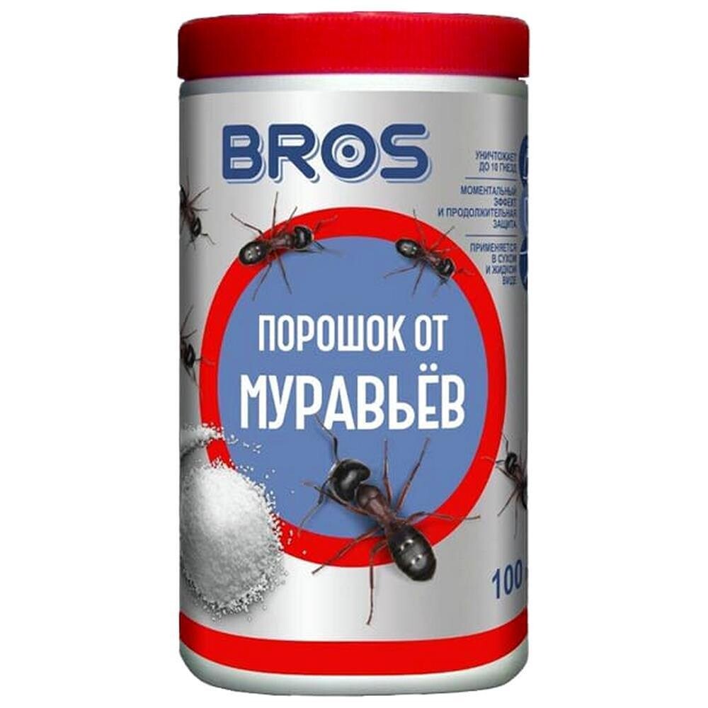 Изображение товара Средство для защиты от муравьев Bros порошок 100 г универсальное средство