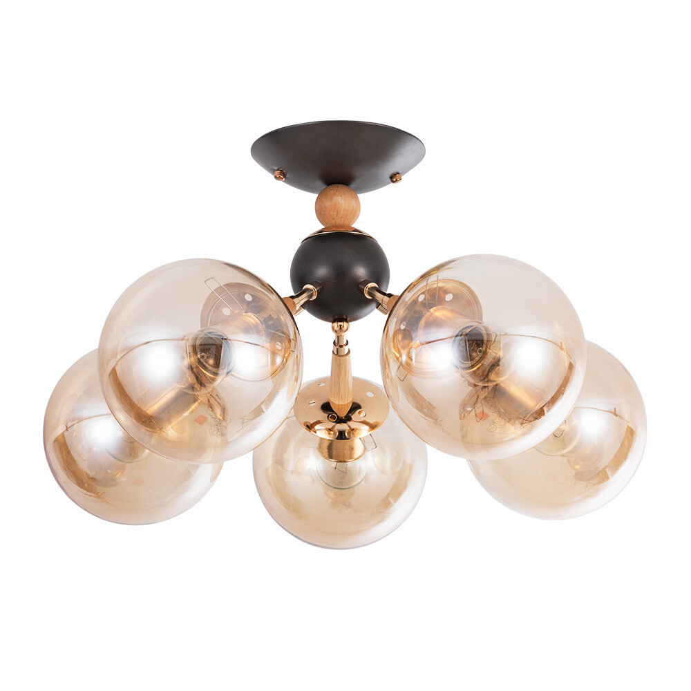 Изображение товара Люстра потолочная Arte Lamp Boston 5 ламп Е27 200 Вт для гостиной