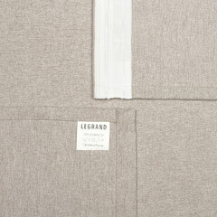 Штора рогожка лен 180х260 см Legrand Левис (58126160) - фото 2