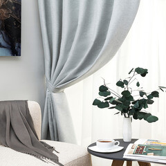 Штора рогожка светло-серая 180х260 см Legrand Левис (58134665) - фото 1