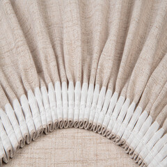 Штора искусственный лен песочная 180х260 см Legrand Форест (58131391) - фото 3