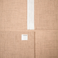 Штора искусственный лен бежевая 180х260 см Legrand Форест (58134666) - фото 2